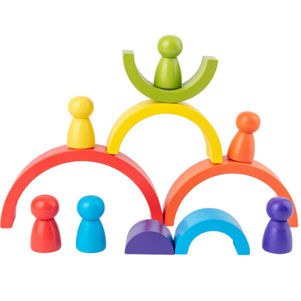 Rainbow arched building blocks - Image 4