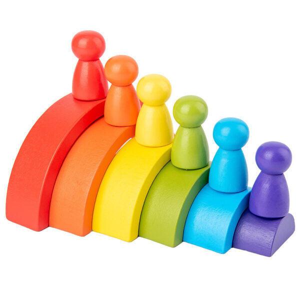Rainbow arched building blocks - Image 2