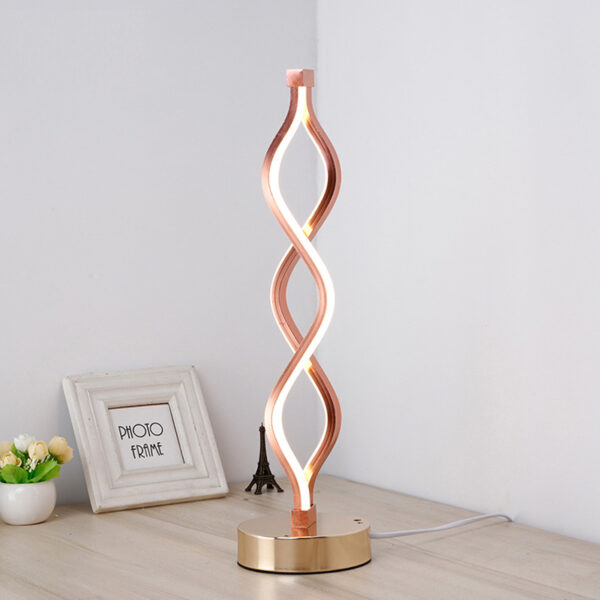Acrylic Aluminum Eye Protection LED Desk Lamp - Image 2