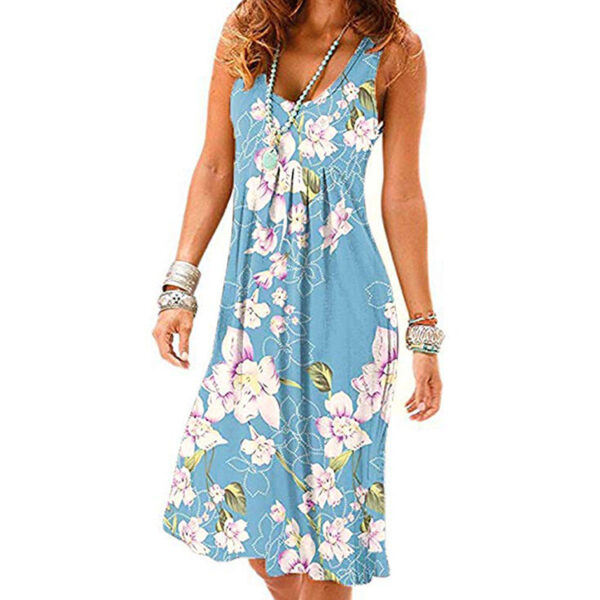 Sexy Dress With Fashion Print And Blanket Shirt - Image 3