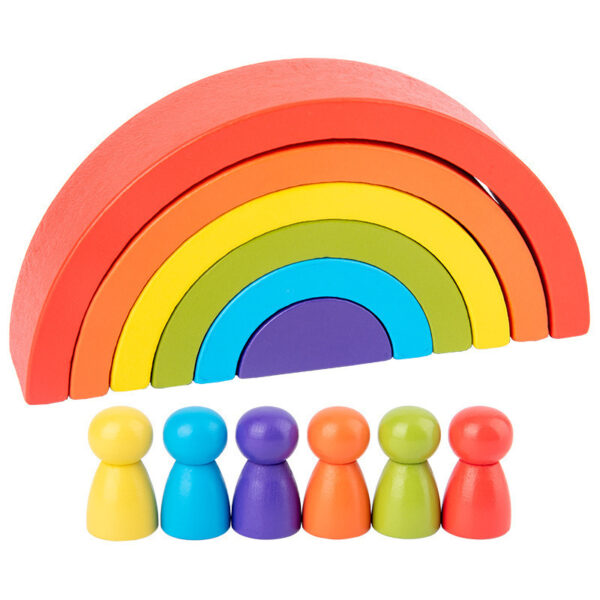Rainbow arched building blocks - Image 3