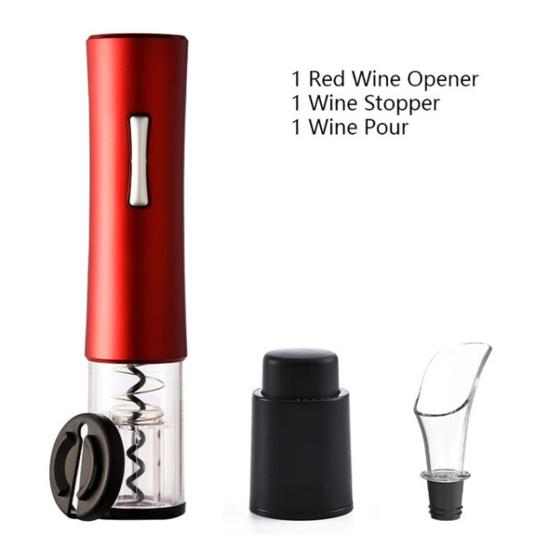 Electric Wine Opener Corkscrew Foil Cutter Set Automatic High-end Bottle Opener For Wine Kitchen Gadgets Can Opener - Image 3