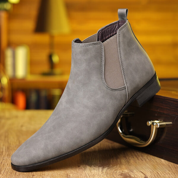 British Style Leather Boots Men's Plus Size - Image 5