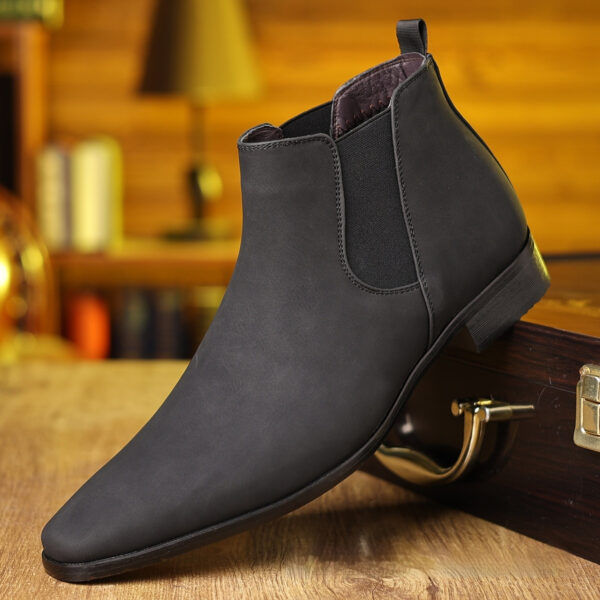 British Style Leather Boots Men's Plus Size - Image 4