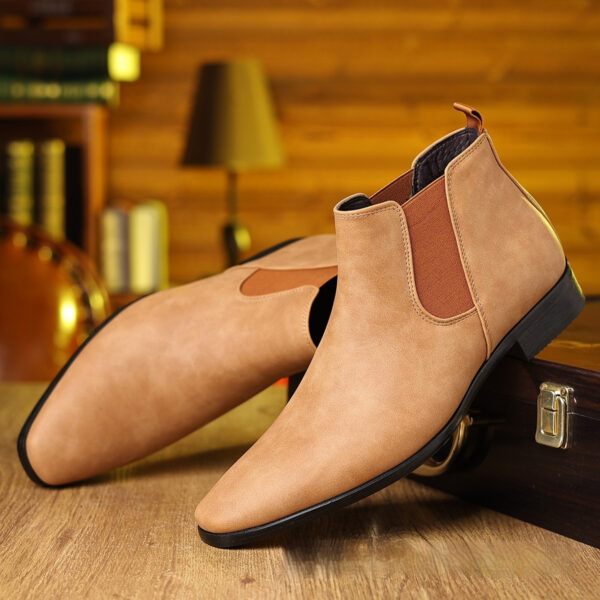 British Style Leather Boots Men's Plus Size - Image 3