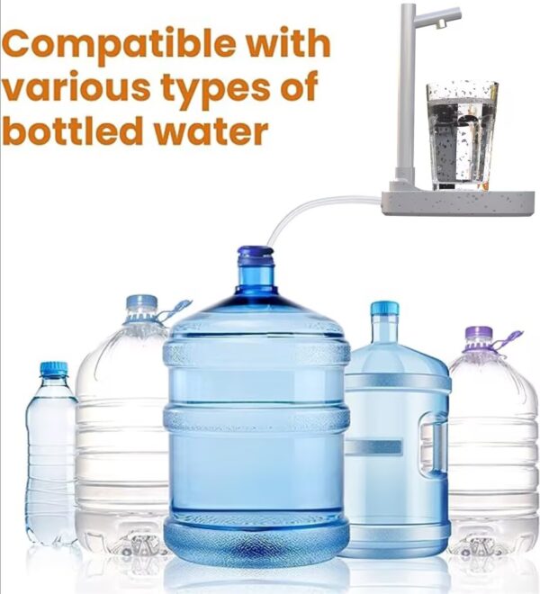 Added Extension Tupe Water Dispenser Automatic Water Bottle Desktop Rechargeable Water Dispenser With Stand - Image 7